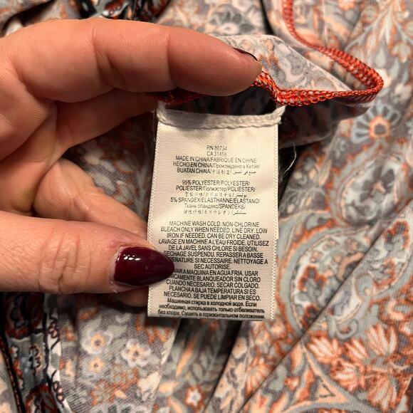 BCBGMAXAZRIA Adele Floral Wrap Dress Size XS - Picture 5 of 8